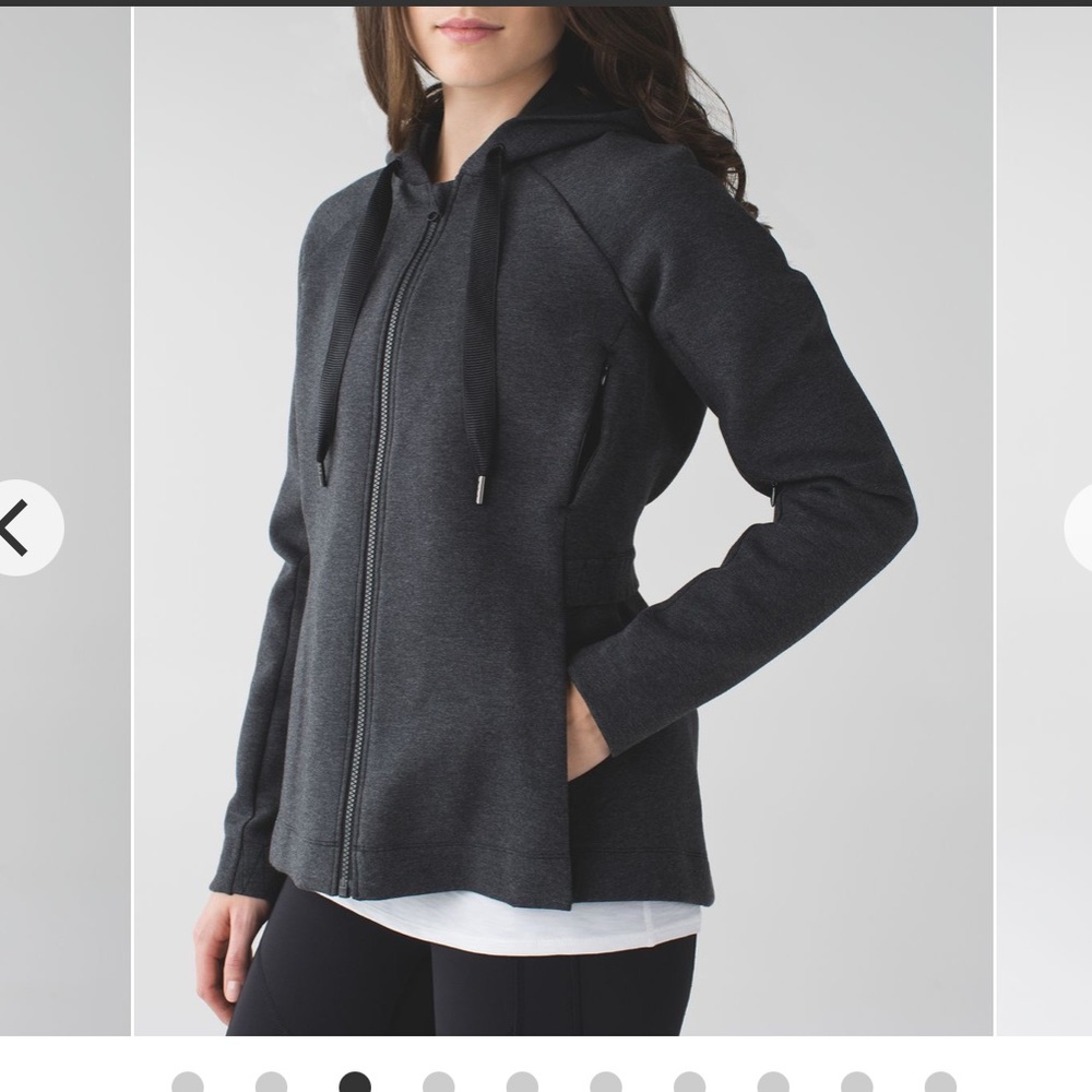 Lululemon &Go Skyline Jacket Size 8 Grey - image 1